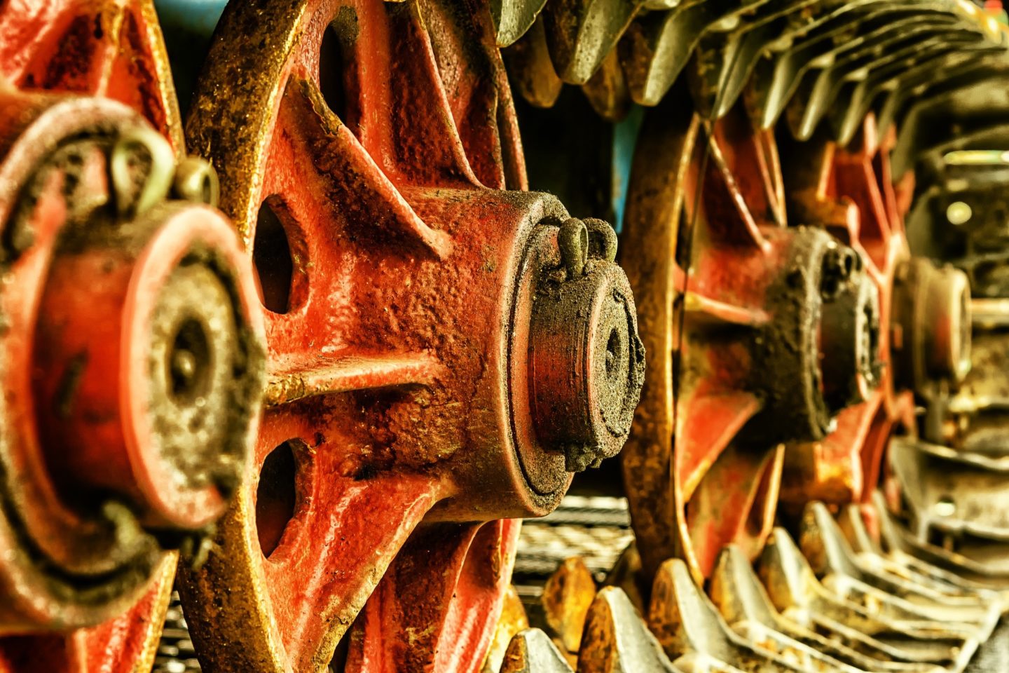 corroding metal