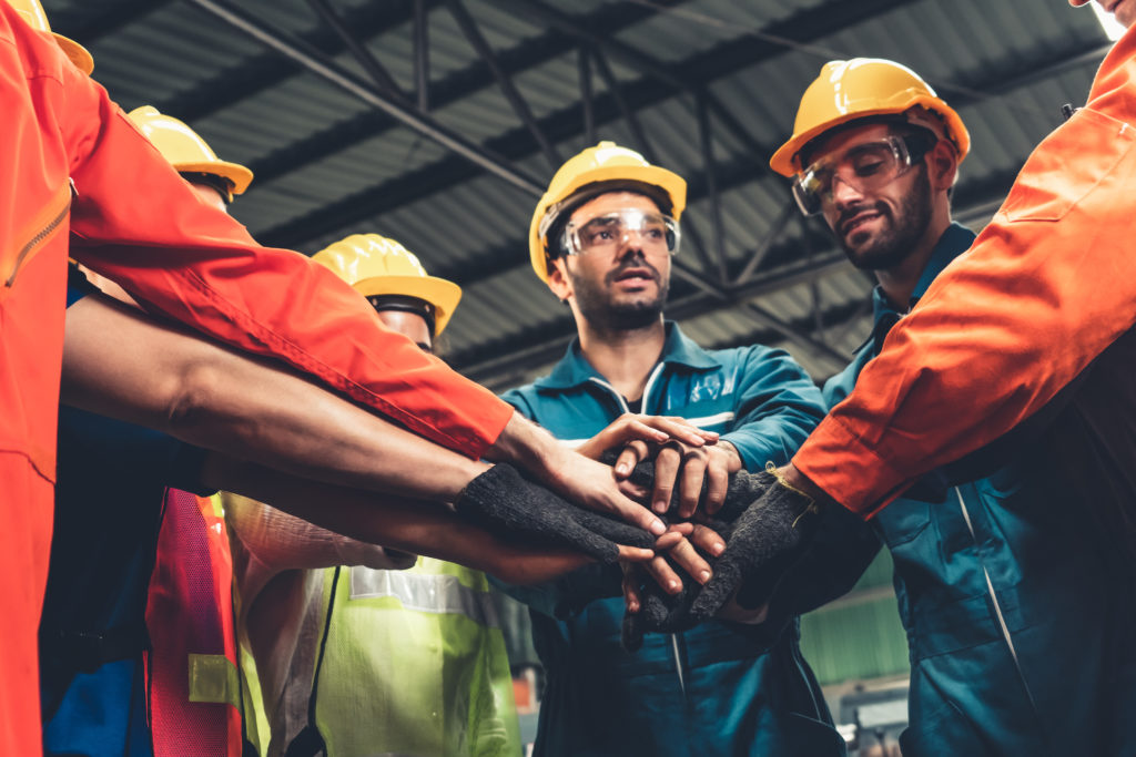 Building a Winning Construction Team: Team Stacking Hands Talking Core Values